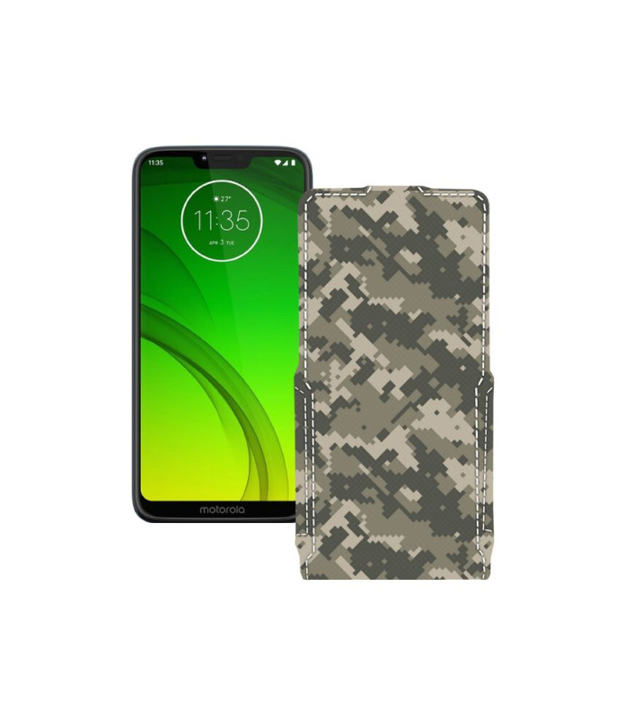 Чохол-флип з екошкіри для телефону Motorola Moto G7