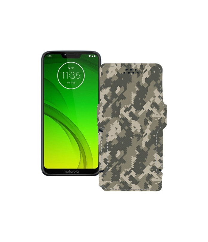 Чохол-книжка з екошкіри для телефону Motorola Moto G7