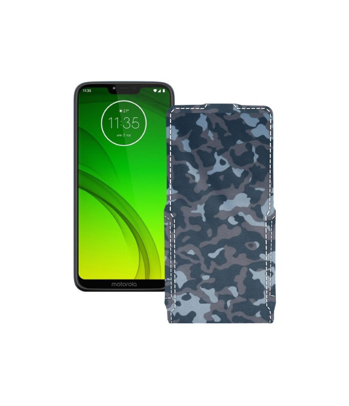 Чохол-флип з екошкіри для телефону Motorola Moto G7