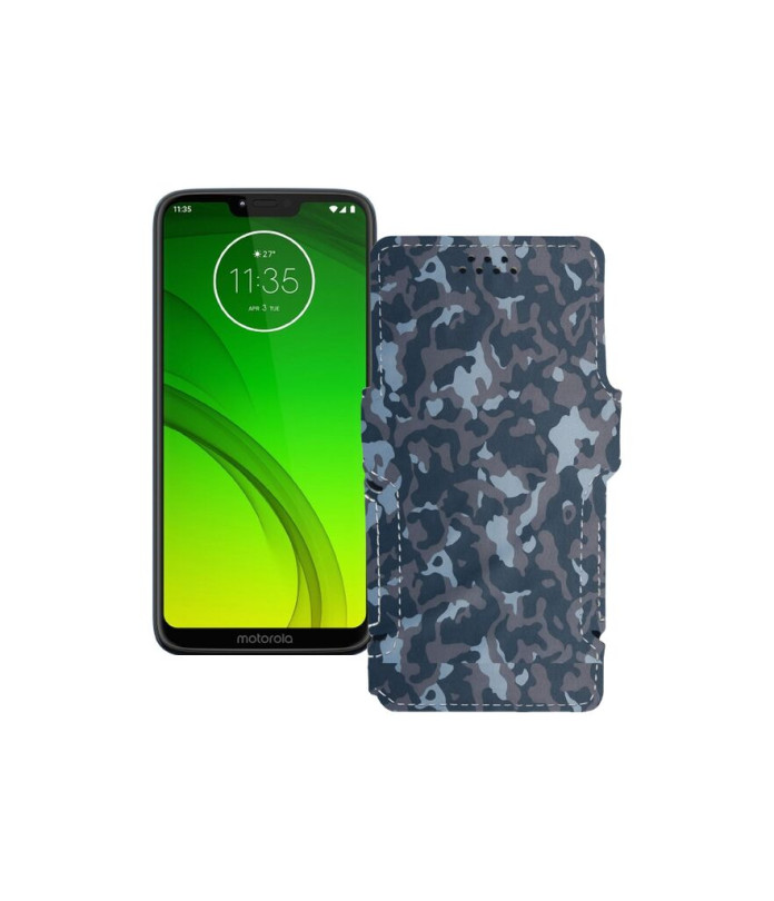 Чохол-книжка з екошкіри для телефону Motorola Moto G7