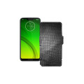 Чохол-книжка з екошкіри для телефону Motorola Moto G7