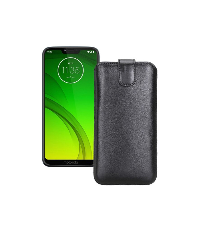 Витяжка зі шкіри для телефону Motorola Moto G7