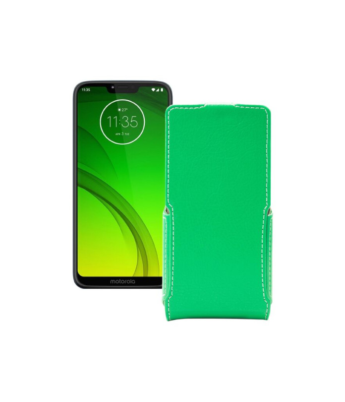 Чохол-флип з екошкіри для телефону Motorola Moto G7