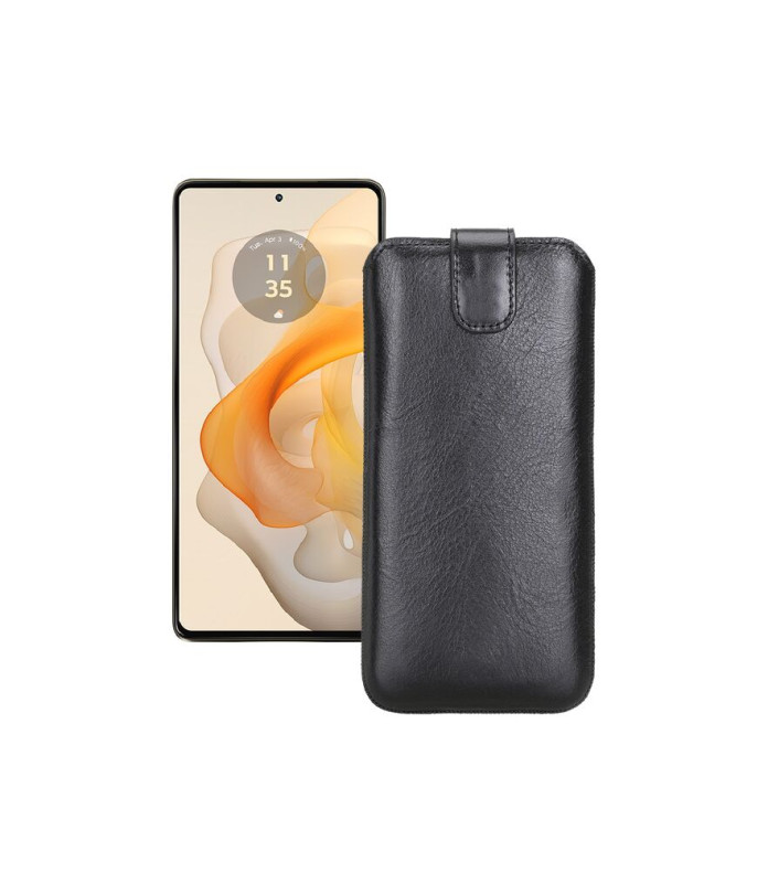 Витяжка з екошкіри для телефону Motorola Moto G Stylus 5G (2024)