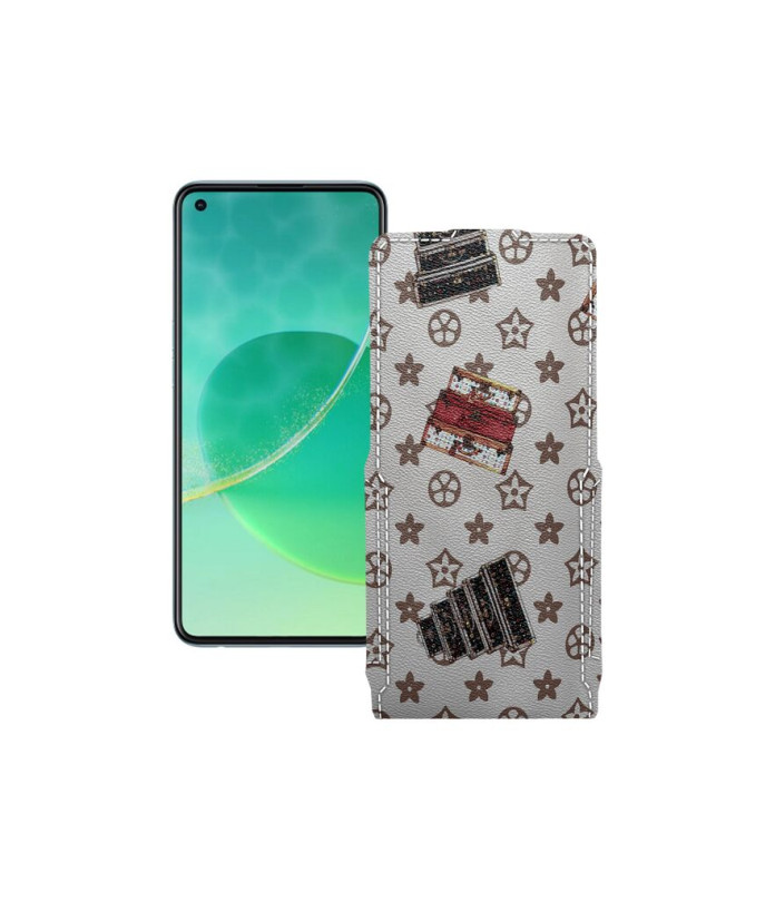 Чохол-флип з екошкіри для телефону OPPO Reno 6 4G