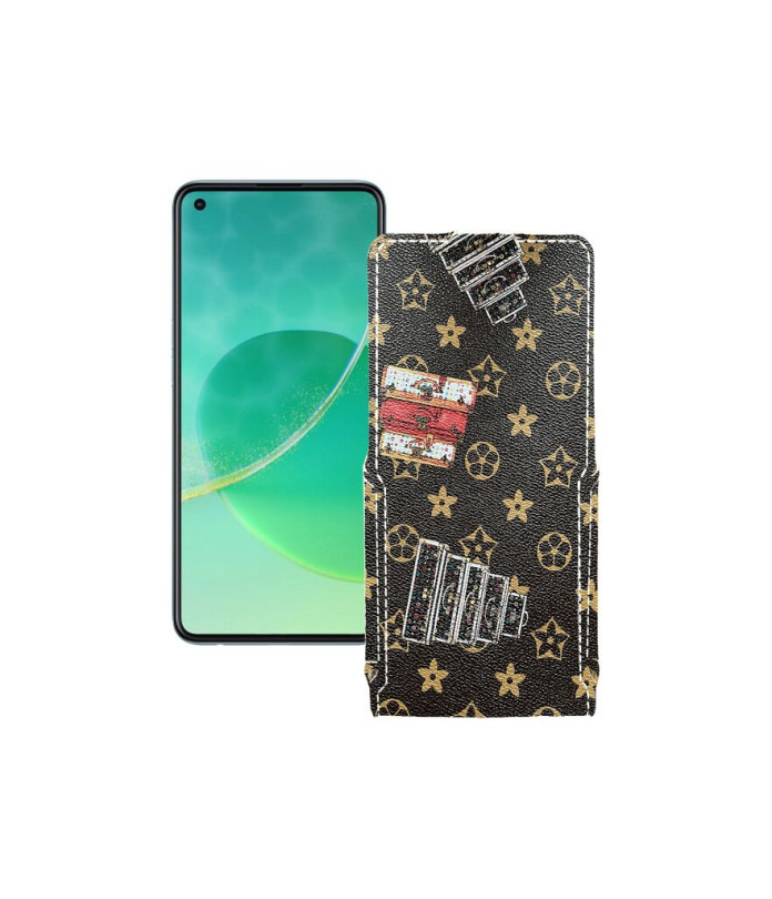 Чохол-флип з екошкіри для телефону OPPO Reno 6 4G