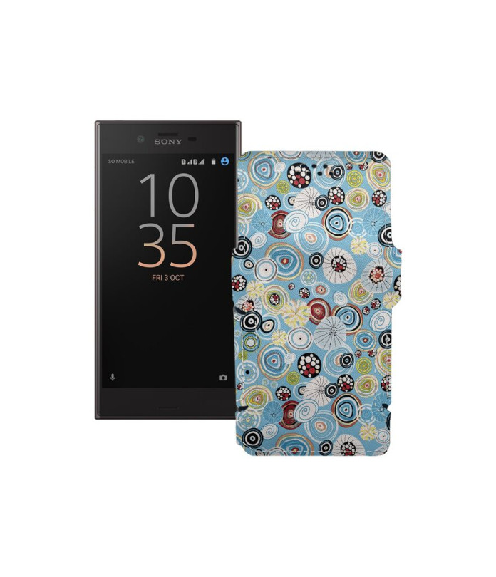 Чохол-книжка з екошкіри для телефону Sony Xperia XZ F8331