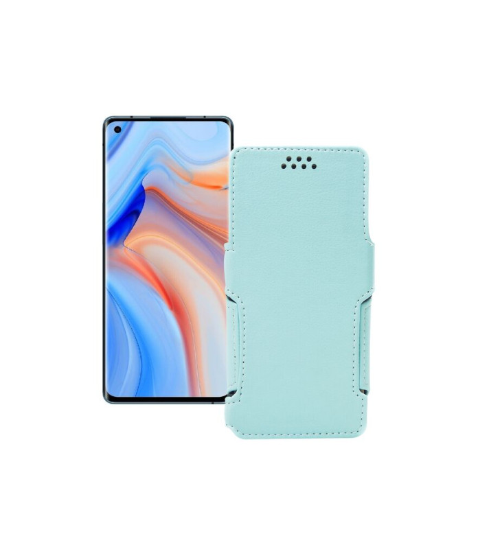 Чохол-книжка з екошкіри для телефону OPPO Reno 4 Pro