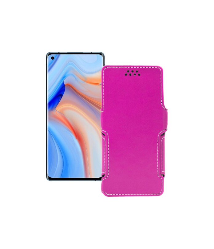 Чохол-книжка з екошкіри для телефону OPPO Reno 4 Pro