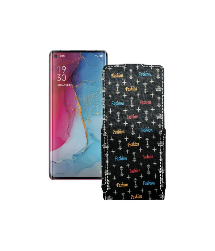 Чохол-флип з екошкіри для телефону OPPO Reno 3 Pro 5G