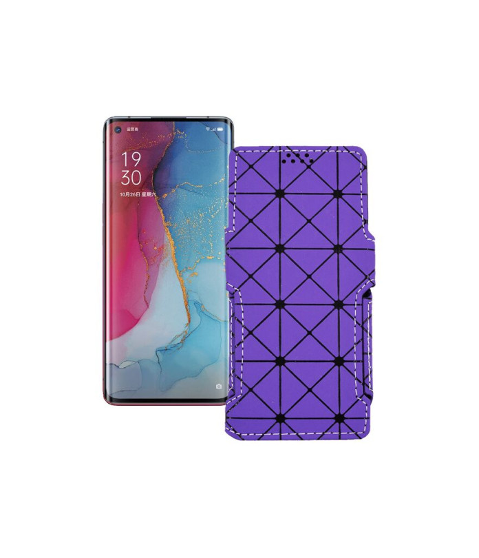 Чохол-книжка з екошкіри для телефону OPPO Reno 3 Pro 5G