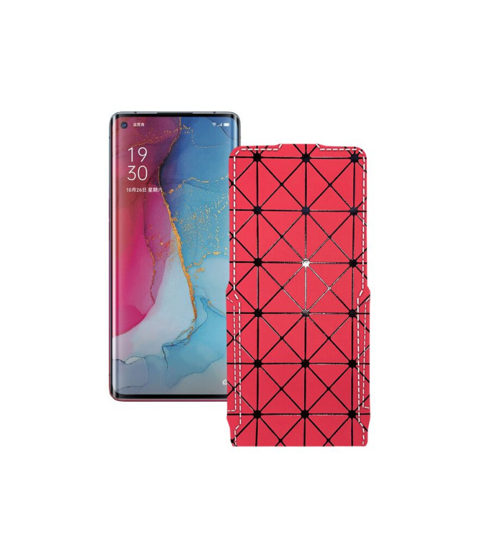 Чохол-флип з екошкіри для телефону OPPO Reno 3 Pro 5G