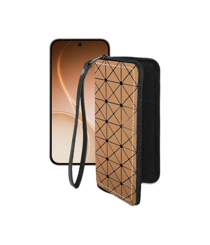 Чохол-гаманець з екошкіри для телефону OPPO Reno15 Pro Mini 5G