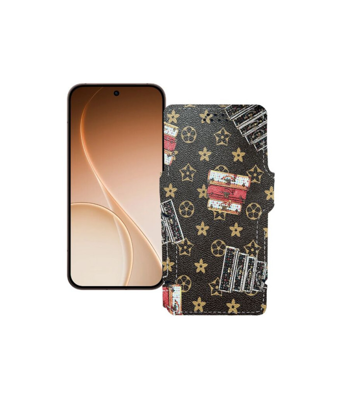 Чохол-книжка з екошкіри для телефону OPPO Reno15 Pro Mini 5G