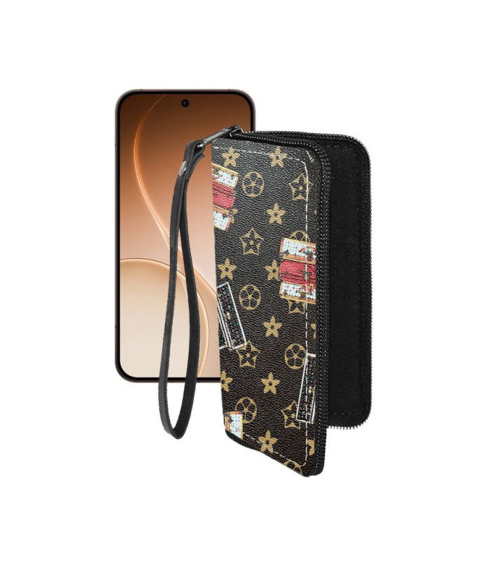 Чохол-гаманець з екошкіри для телефону OPPO Reno15 Pro Mini 5G