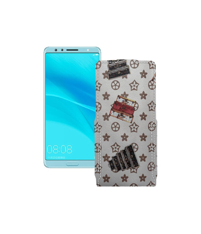 Чохол-флип з екошкіри для телефону Huawei nova 2s