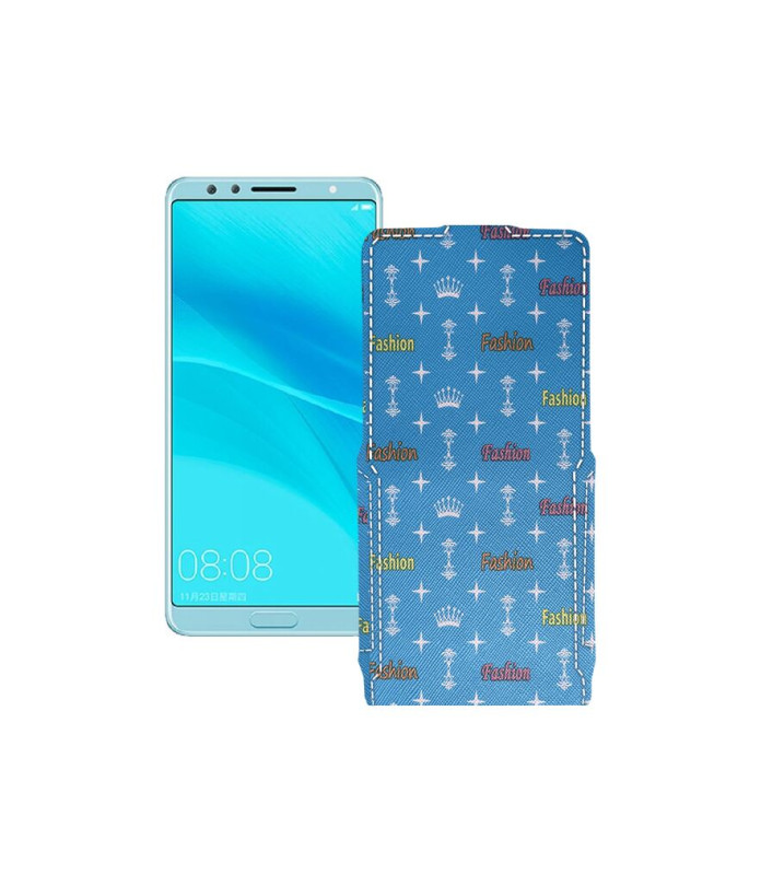 Чохол-флип з екошкіри для телефону Huawei nova 2s