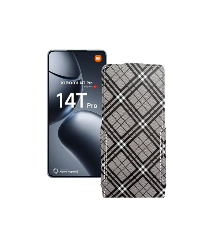 Чохол-флип з екошкіри для телефону Xiaomi 14T Pro
