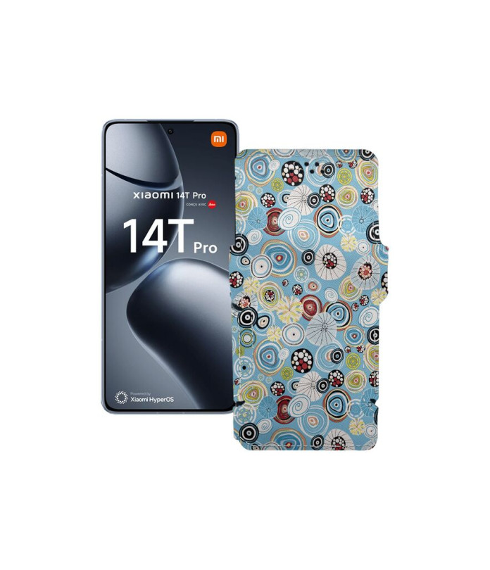 Чохол-книжка з екошкіри для телефону Xiaomi 14T Pro