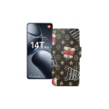 Чохол-книжка з екошкіри для телефону Xiaomi 14T Pro