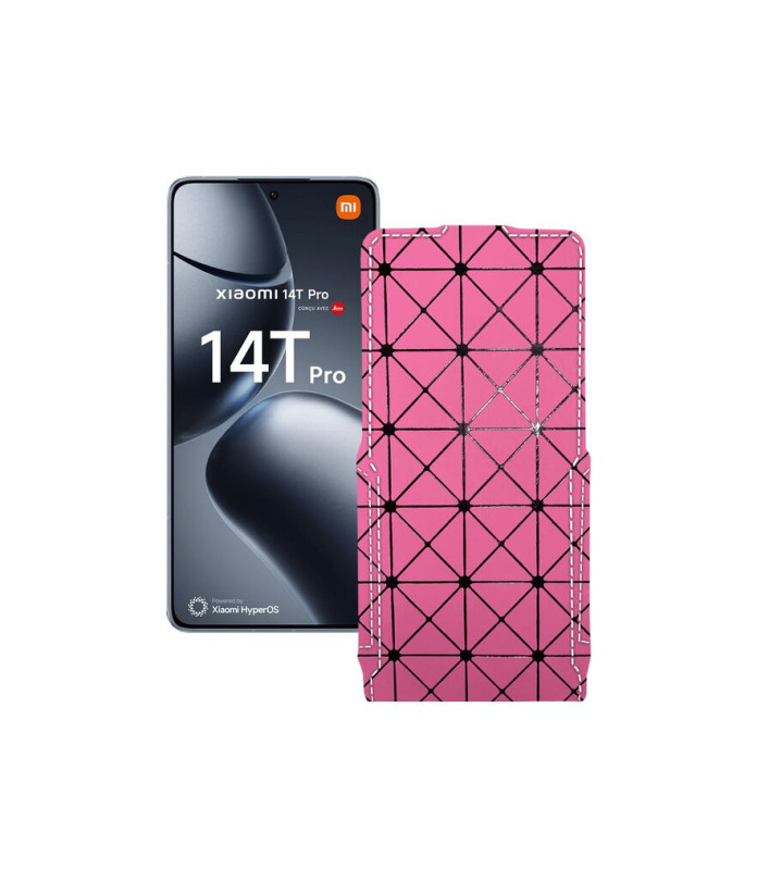 Чохол-флип з екошкіри для телефону Xiaomi 14T Pro