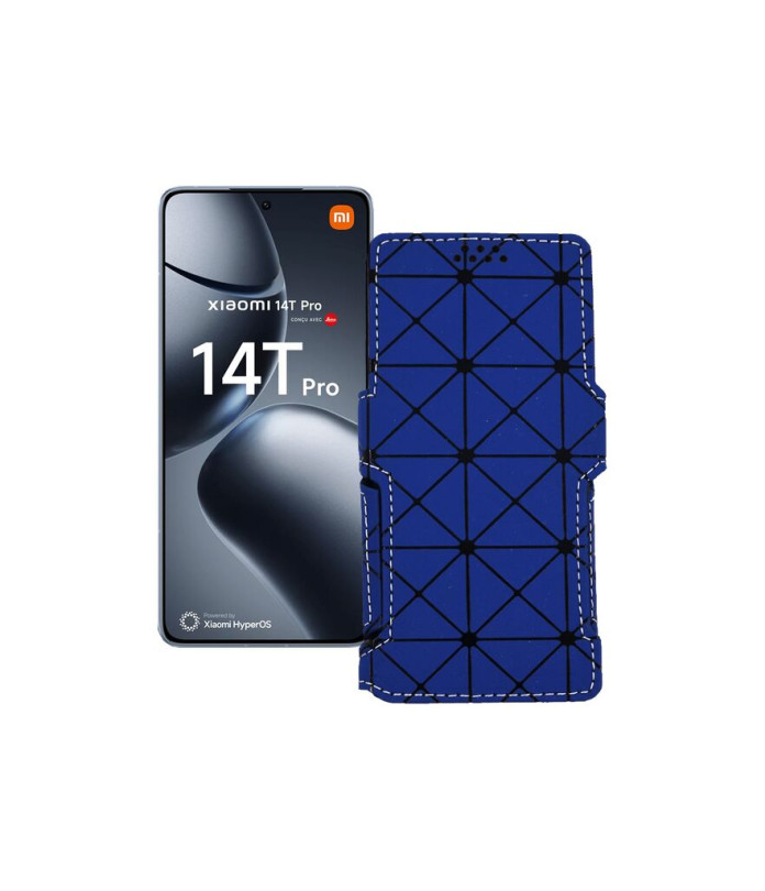 Чохол-книжка з екошкіри для телефону Xiaomi 14T Pro