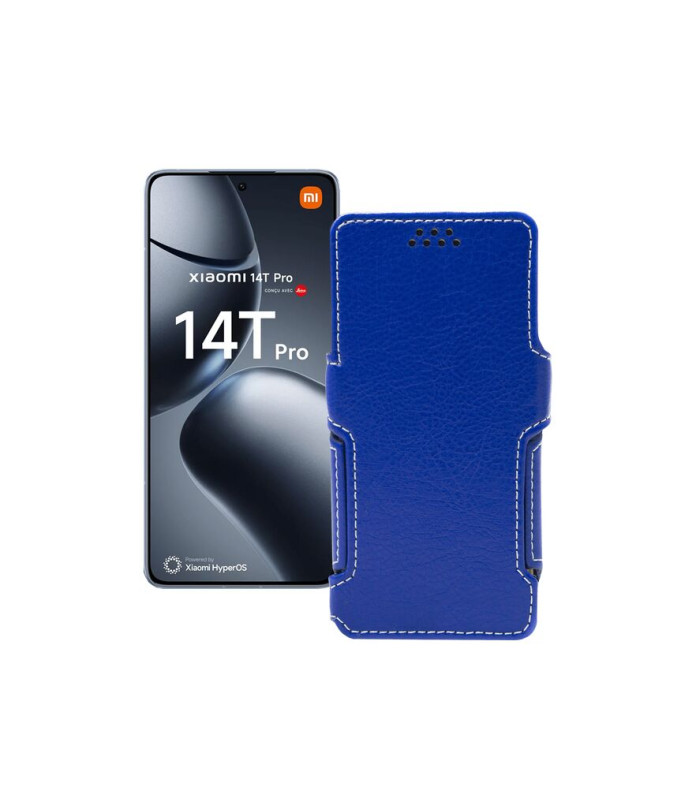 Чохол-книжка з екошкіри для телефону Xiaomi 14T Pro