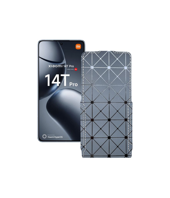 Чохол-флип з екошкіри для телефону Xiaomi 14T Pro