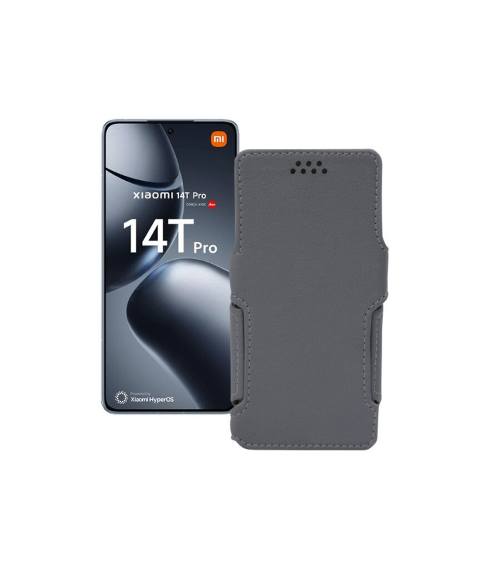 Чохол-книжка з екошкіри для телефону Xiaomi 14T Pro