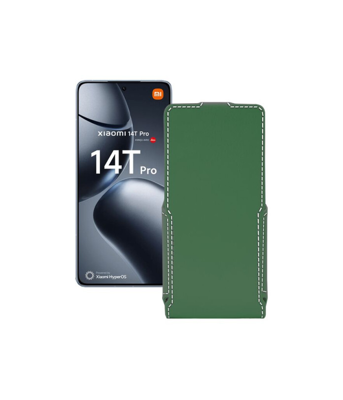 Чохол-флип з екошкіри для телефону Xiaomi 14T Pro