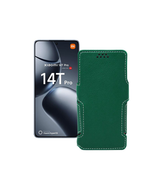 Чохол-книжка з екошкіри для телефону Xiaomi 14T Pro