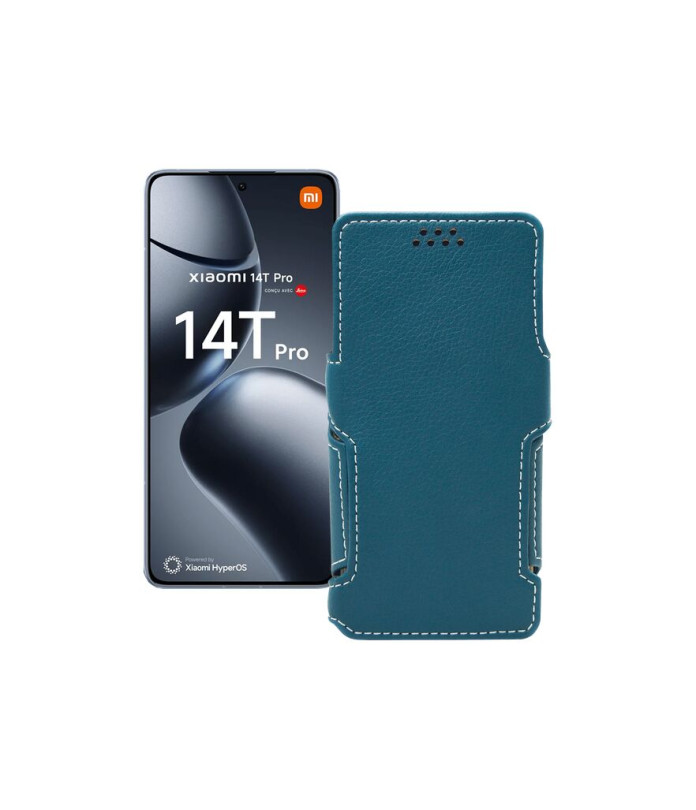 Чохол-книжка з екошкіри для телефону Xiaomi 14T Pro