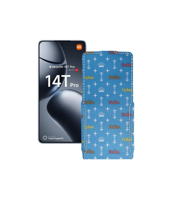 Чохол-флип з екошкіри для телефону Xiaomi 14T Pro