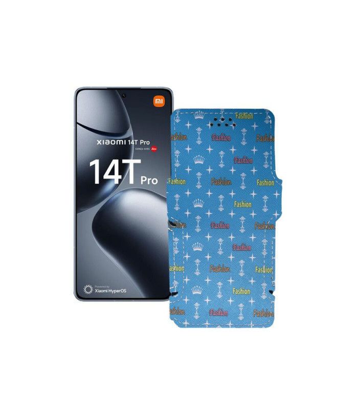 Чохол-книжка з екошкіри для телефону Xiaomi 14T Pro