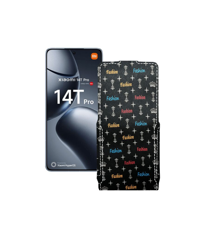 Чохол-флип з екошкіри для телефону Xiaomi 14T Pro