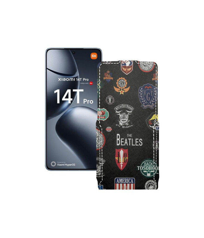 Чохол-флип з екошкіри для телефону Xiaomi 14T Pro