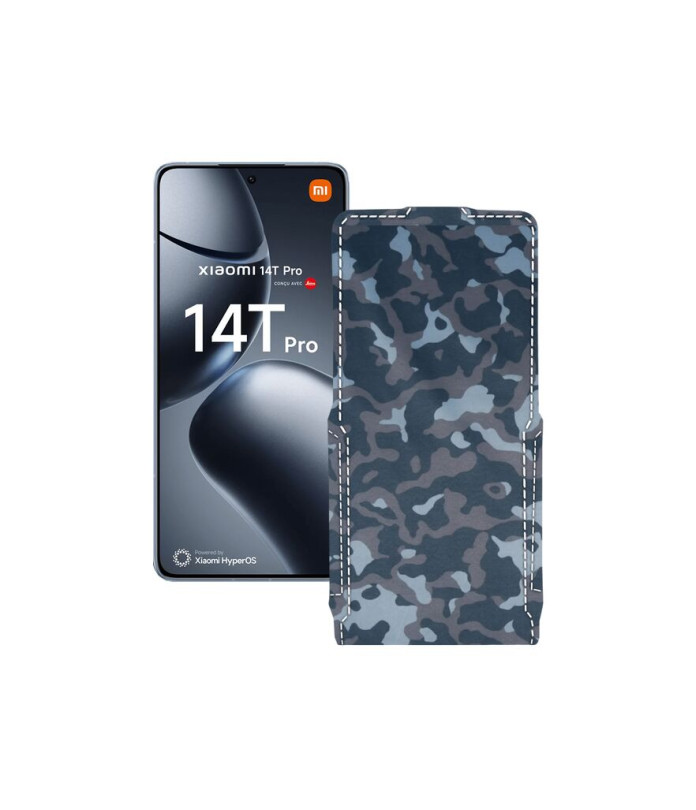 Чохол-флип з екошкіри для телефону Xiaomi 14T Pro