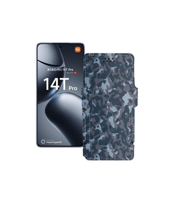 Чохол-книжка з екошкіри для телефону Xiaomi 14T Pro