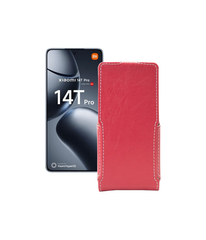 Чохол-флип з екошкіри для телефону Xiaomi 14T Pro