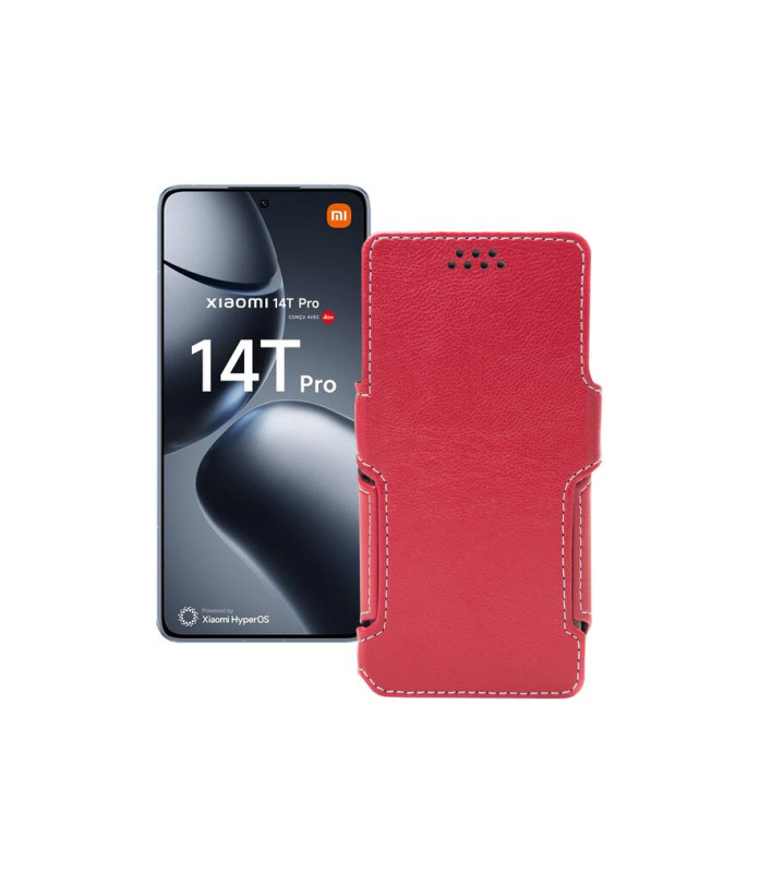 Чохол-книжка з екошкіри для телефону Xiaomi 14T Pro