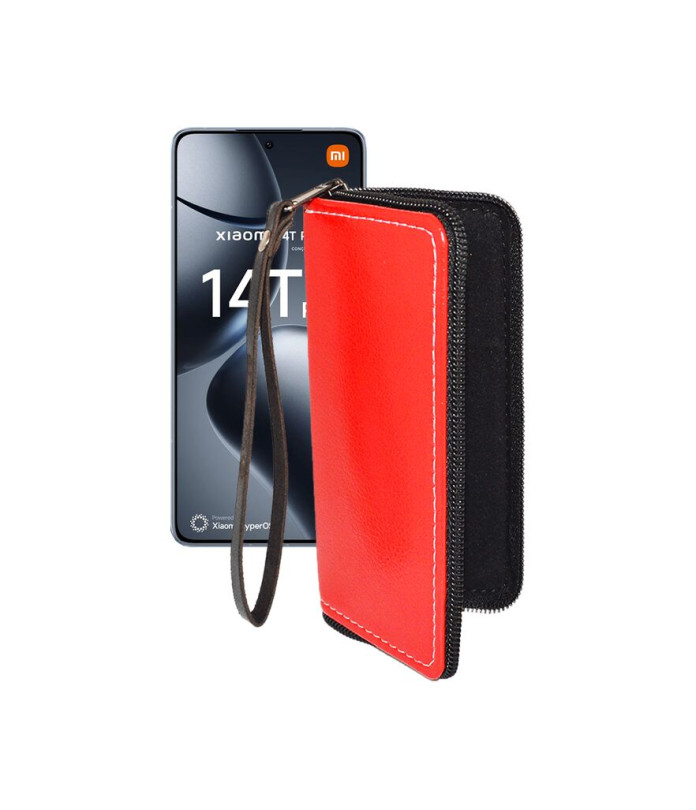 Чохол-гаманець з екошкіри для телефону Xiaomi 14T Pro