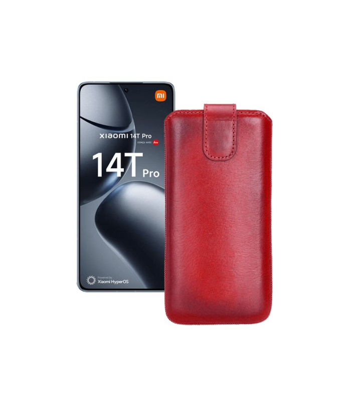 Витяжка з екошкіри для телефону Xiaomi 14T Pro