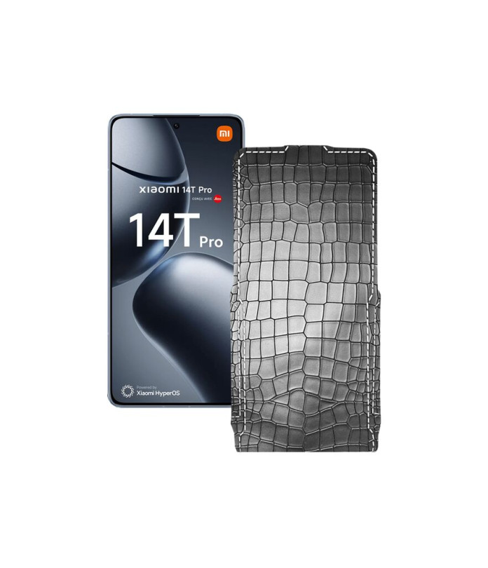 Чохол-флип з екошкіри для телефону Xiaomi 14T Pro
