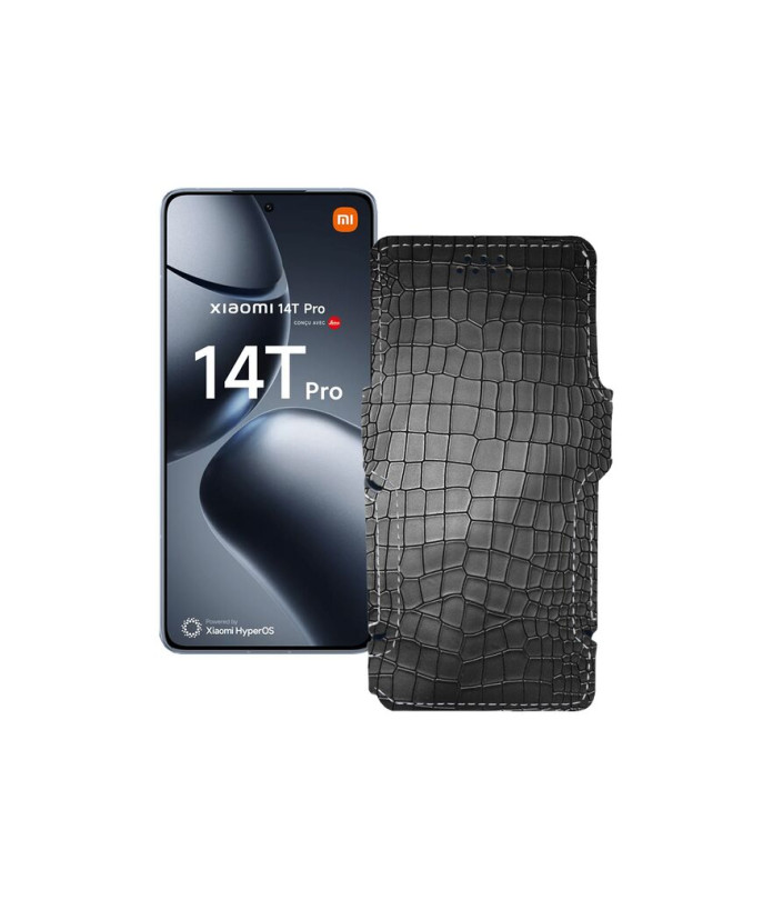 Чохол-книжка з екошкіри для телефону Xiaomi 14T Pro