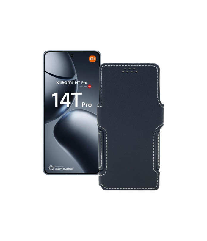 Чохол-книжка з екошкіри для телефону Xiaomi 14T Pro