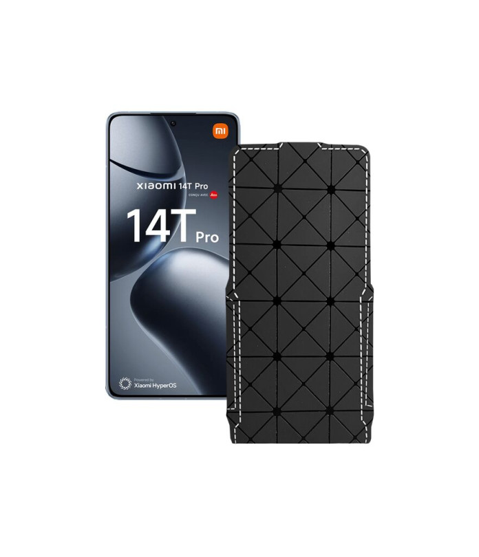 Чохол-флип з екошкіри для телефону Xiaomi 14T Pro