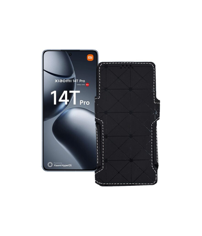 Чохол-книжка з екошкіри для телефону Xiaomi 14T Pro