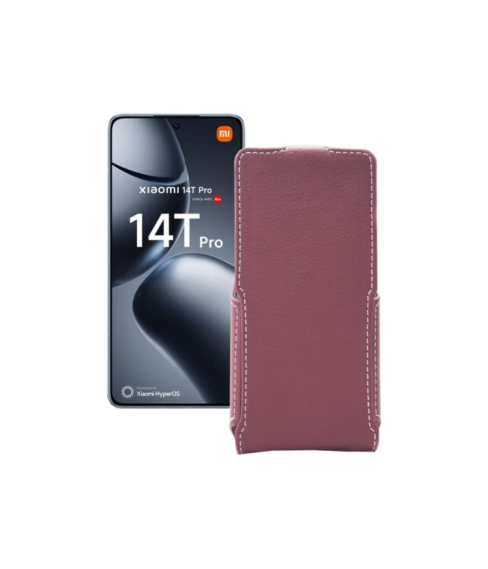 Чохол-флип з екошкіри для телефону Xiaomi 14T Pro