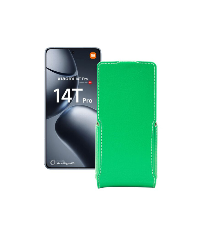 Чохол-флип з екошкіри для телефону Xiaomi 14T Pro