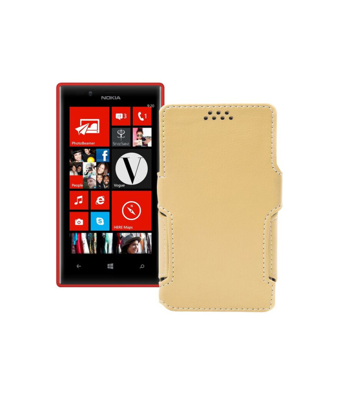 Чохол-книжка з екошкіри для телефону Nokia Lumia 720